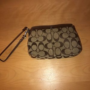 Authentic Used Coach Wristlet